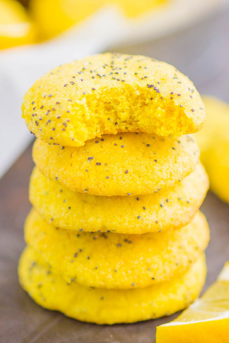 Lemon Poppy Seed Cookies {vegan, grain-free}