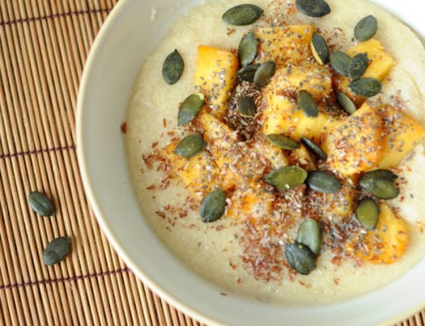 Vanilla Millet Porridge With Fruit & Seeds